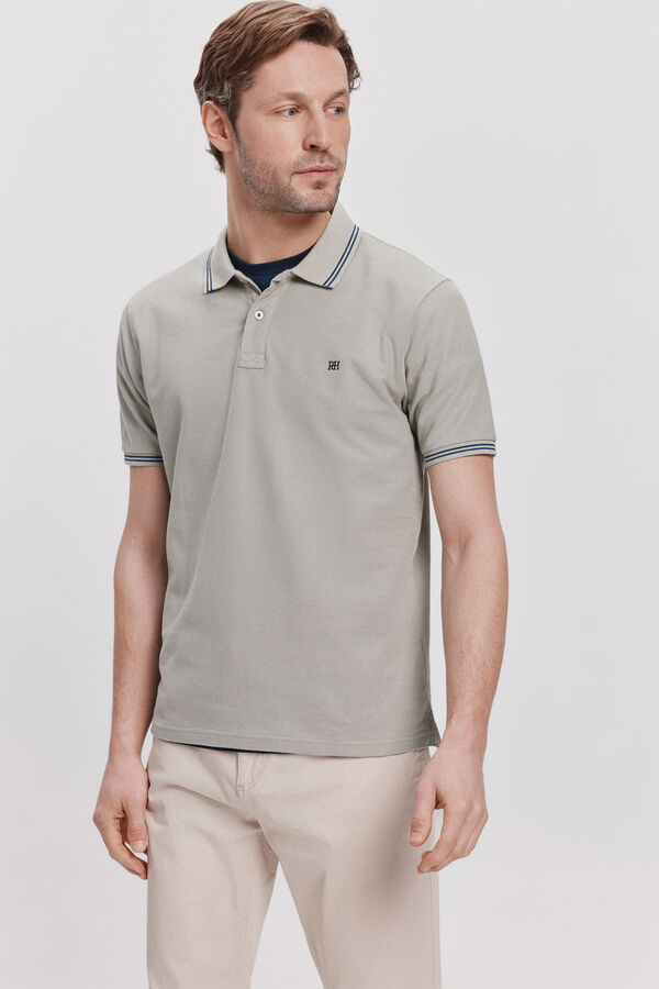 Pedro del Hierro Polo Tips Pedro Del Hierro C&aacute;qui m&eacute;dio