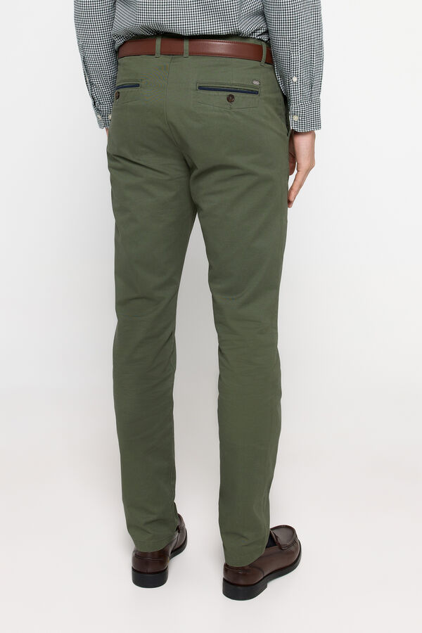 Milano Cal&ccedil;as chino lisas Verde