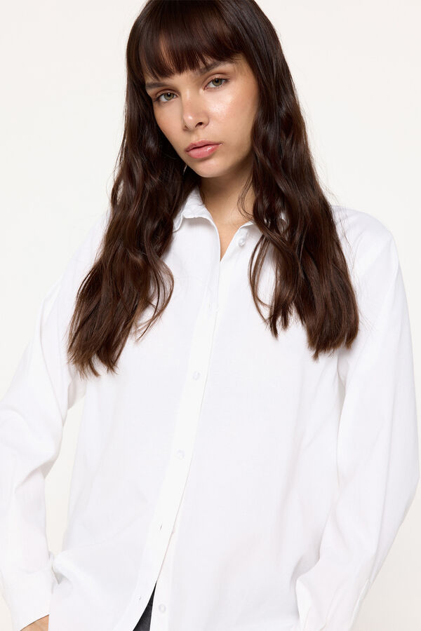 Milano Camisa b&aacute;sica Branco