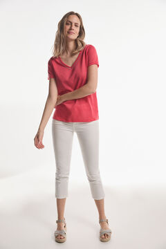 Fifty Outlet CAMISETA LINO LUREX Coral