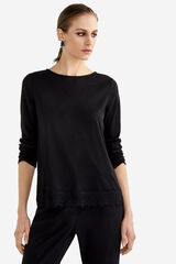 Fifty Outlet Camiseta Tacto Suave Negro