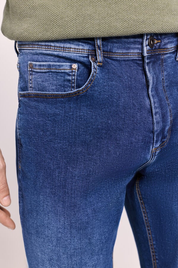 Milano Pantal&oacute;n vaquero fit recto Azul