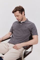 Pedro del Hierro Polo b&aacute;sico PdH Cinzento oscuro