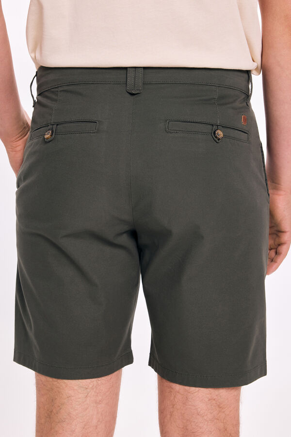 Pedro del Hierro Bermuda B&aacute;sica Pedro Del Hierro Kaki Oscuro