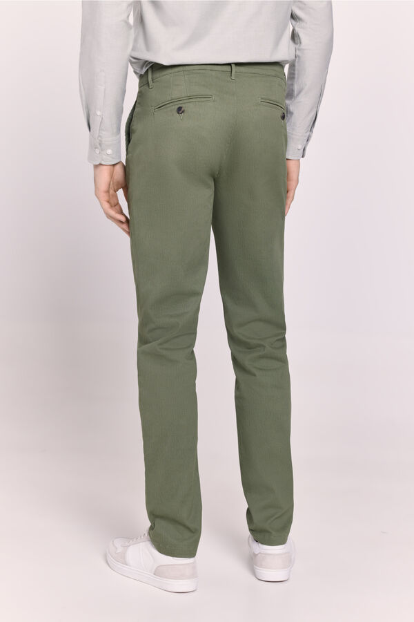 Milano Pantal&oacute;n chino slim fit Kaki Claro