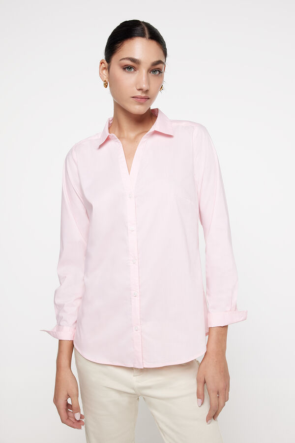 Fifty Outlet Camisa Office Rosa