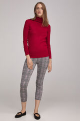 Fifty Outlet Legging cuadros Rojo