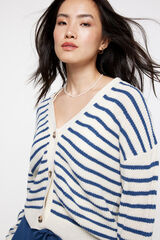 milano Casaco de malha bot&otilde;es Bege