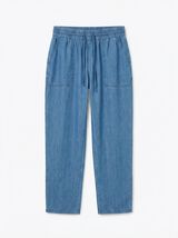 Milano Cal&ccedil;as jeans leves Azul claro