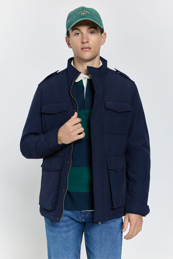 Milano Abrigo parka regular fit Navy