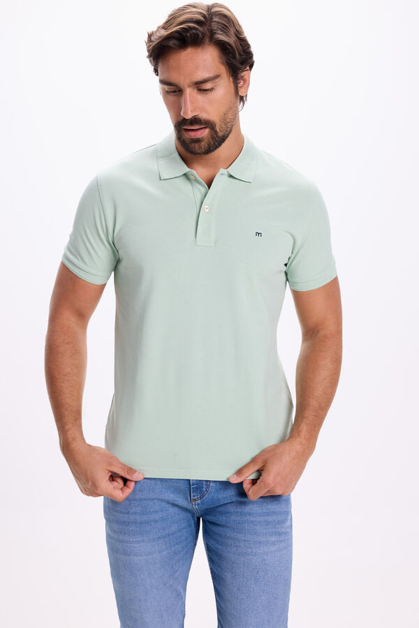 Milano Polo B&aacute;sico Piqu&eacute; Verde