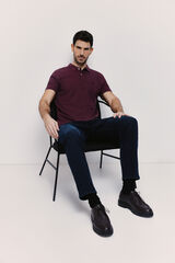 Springfield Polo manga curta Bordeaux