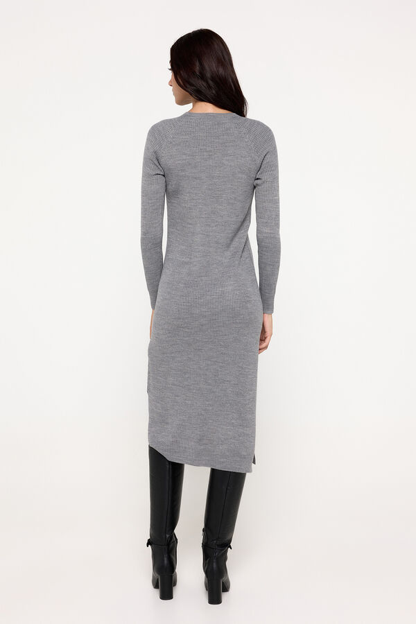 Milano Vestido tricot Gris