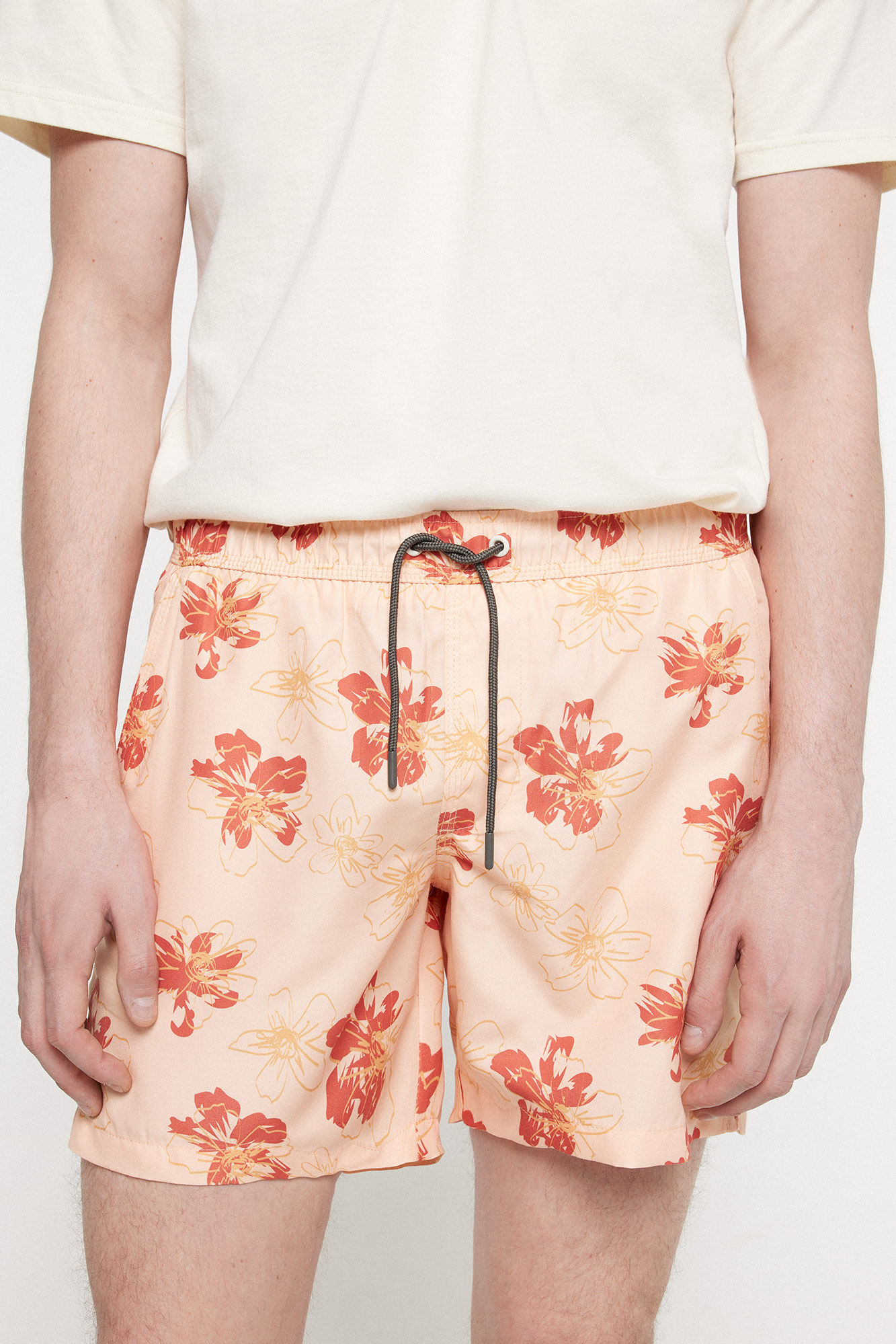 Milano Ba&ntilde;ador con estampado white lotus