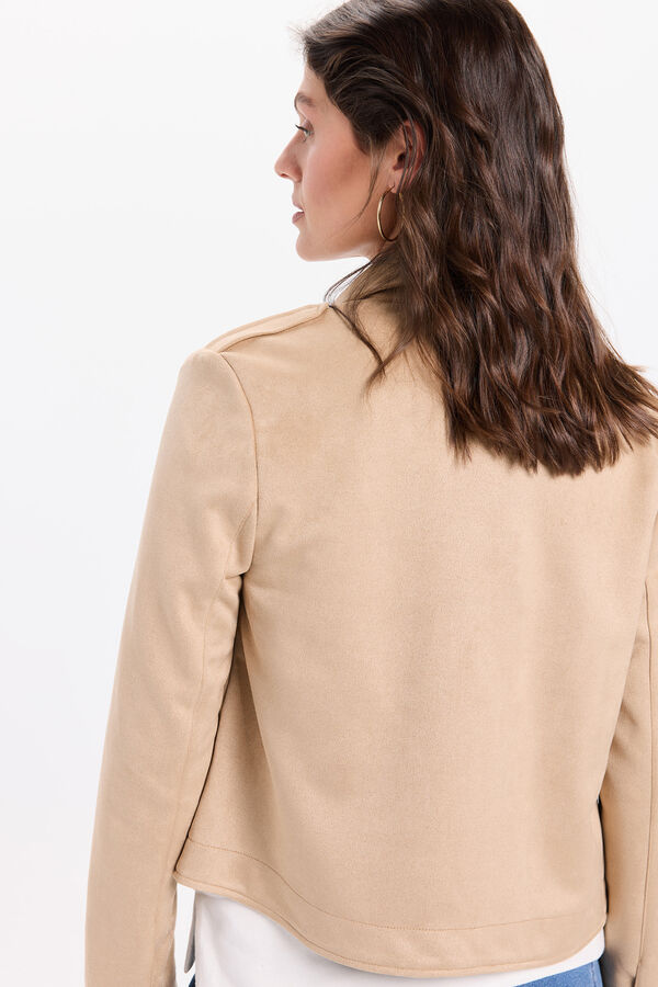 Milano Cazadora beige efecto ante Beige/Camel
