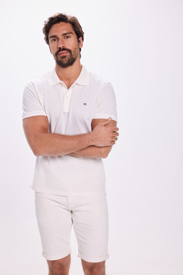 Milano Polo Básico Piqué Blanco