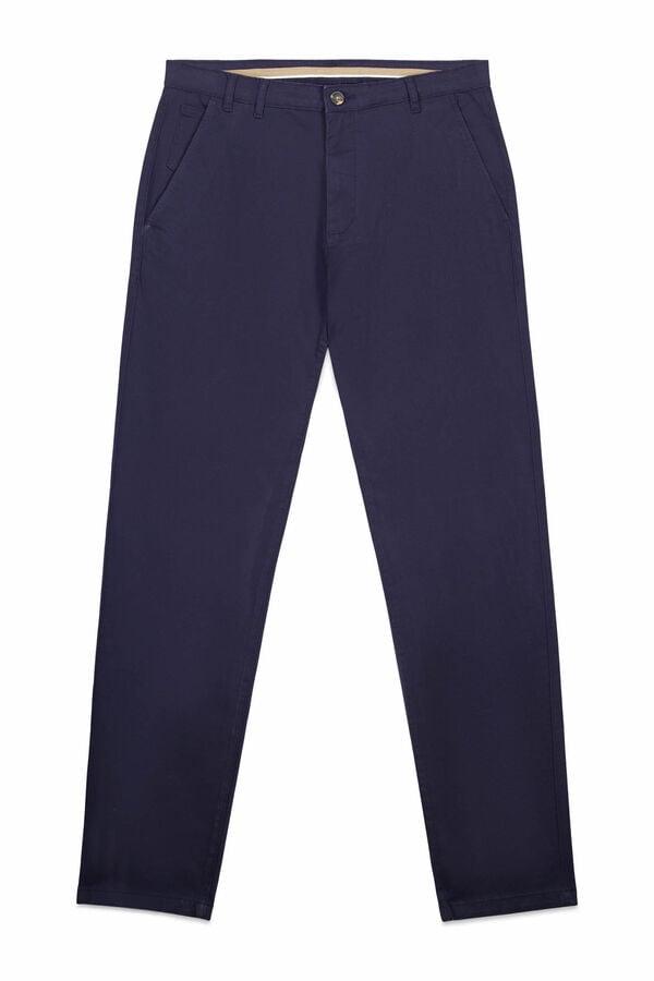 Springfield Cal&ccedil;as chino regular fit Marinho