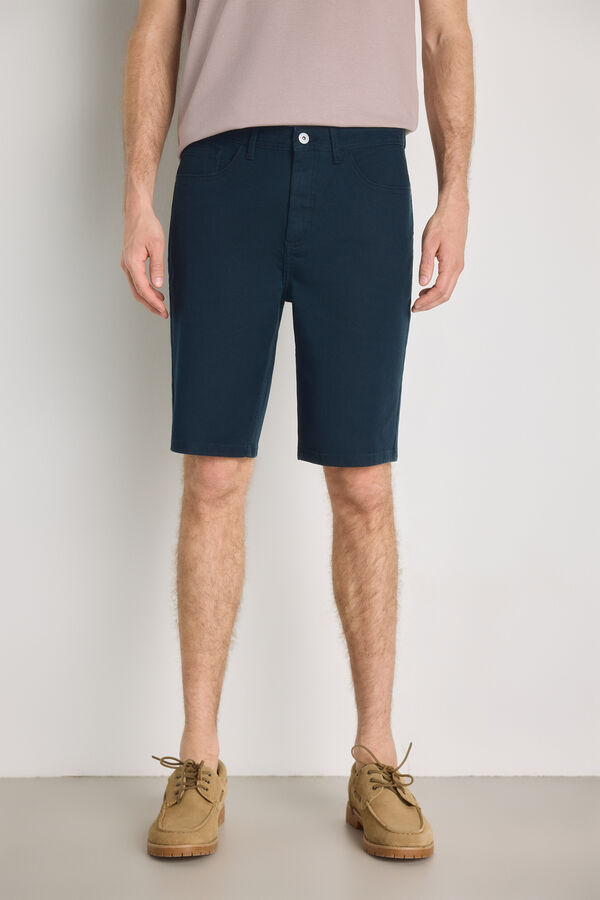 Springfield Bermuda cinco bolsillos Azul Oscuro
