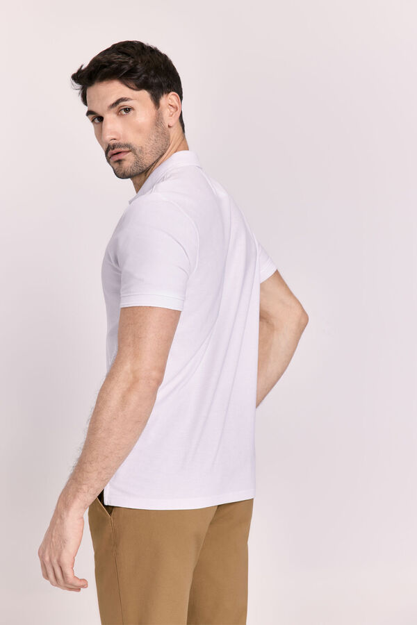 Milano Polo manga corta Blanco