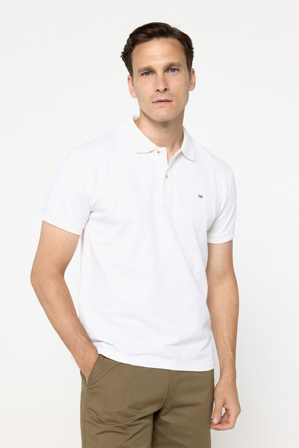 Fifty Outlet Polo manga corta Blanco