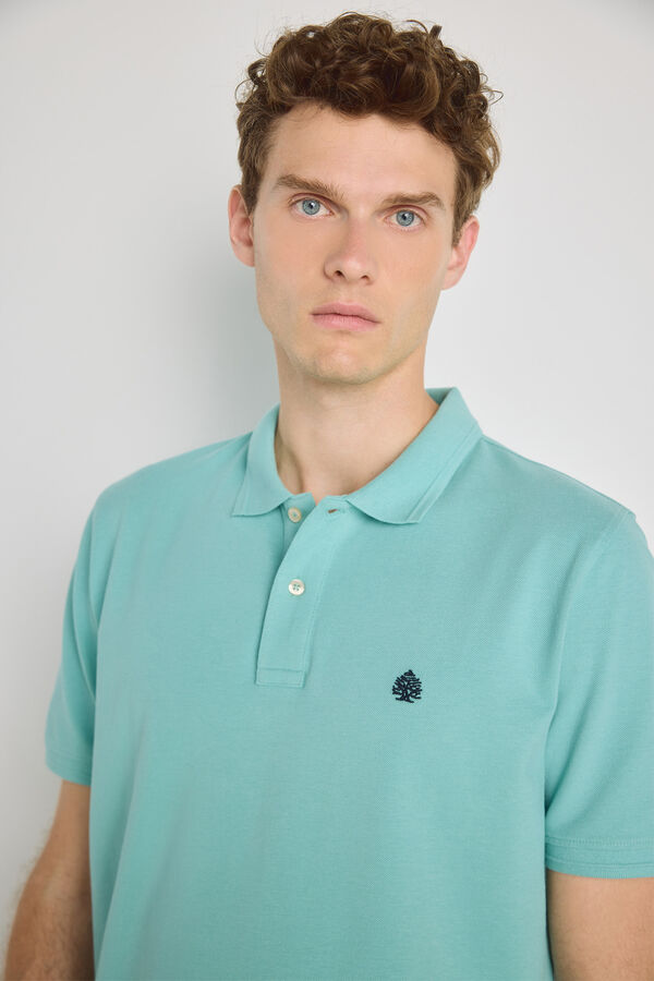 Springfield Polo de manga curta Verde