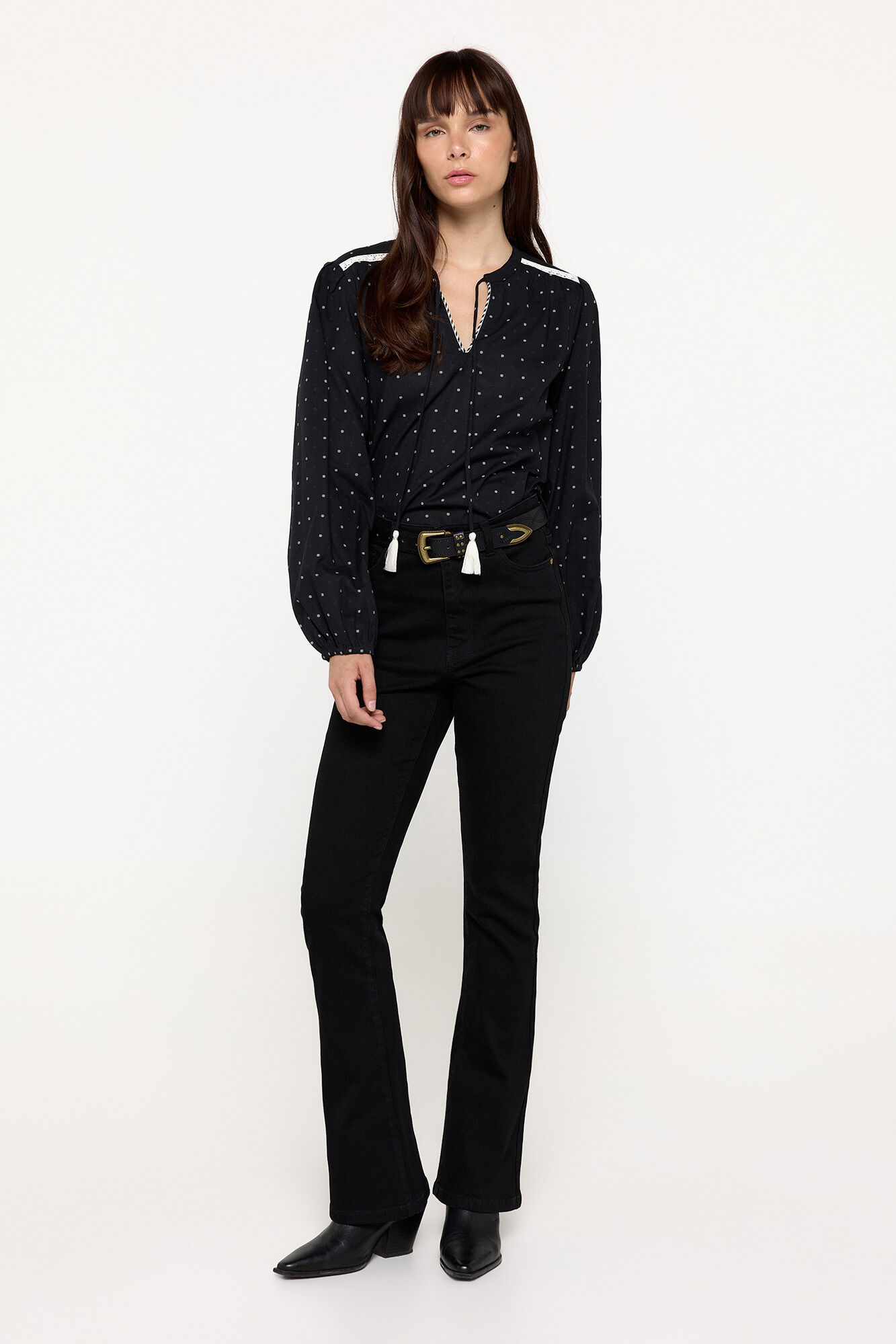 Milano Blusa de plumeti