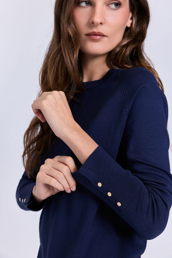 Milano Camisola gola redonda Marinho