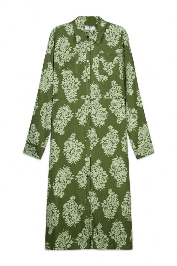 Milano Vestido camisero Verde