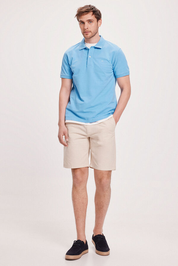 Milano Polo B&aacute;sico Piqu&eacute;&nbsp; Azul