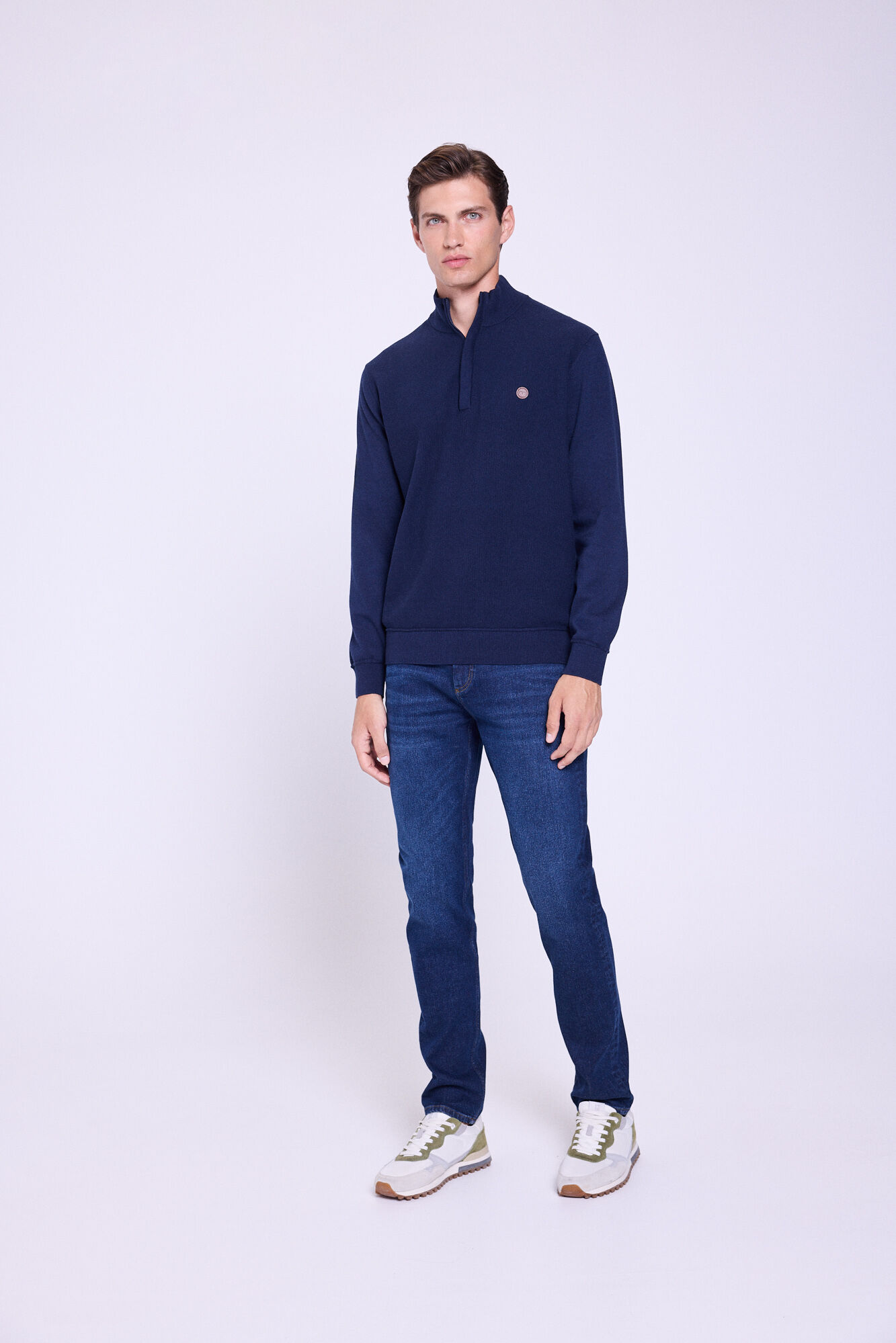 Milano Jersey Punto Media Cremallera