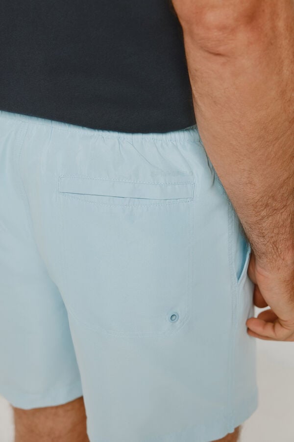 Springfield Fato de banho liso Estampado azul