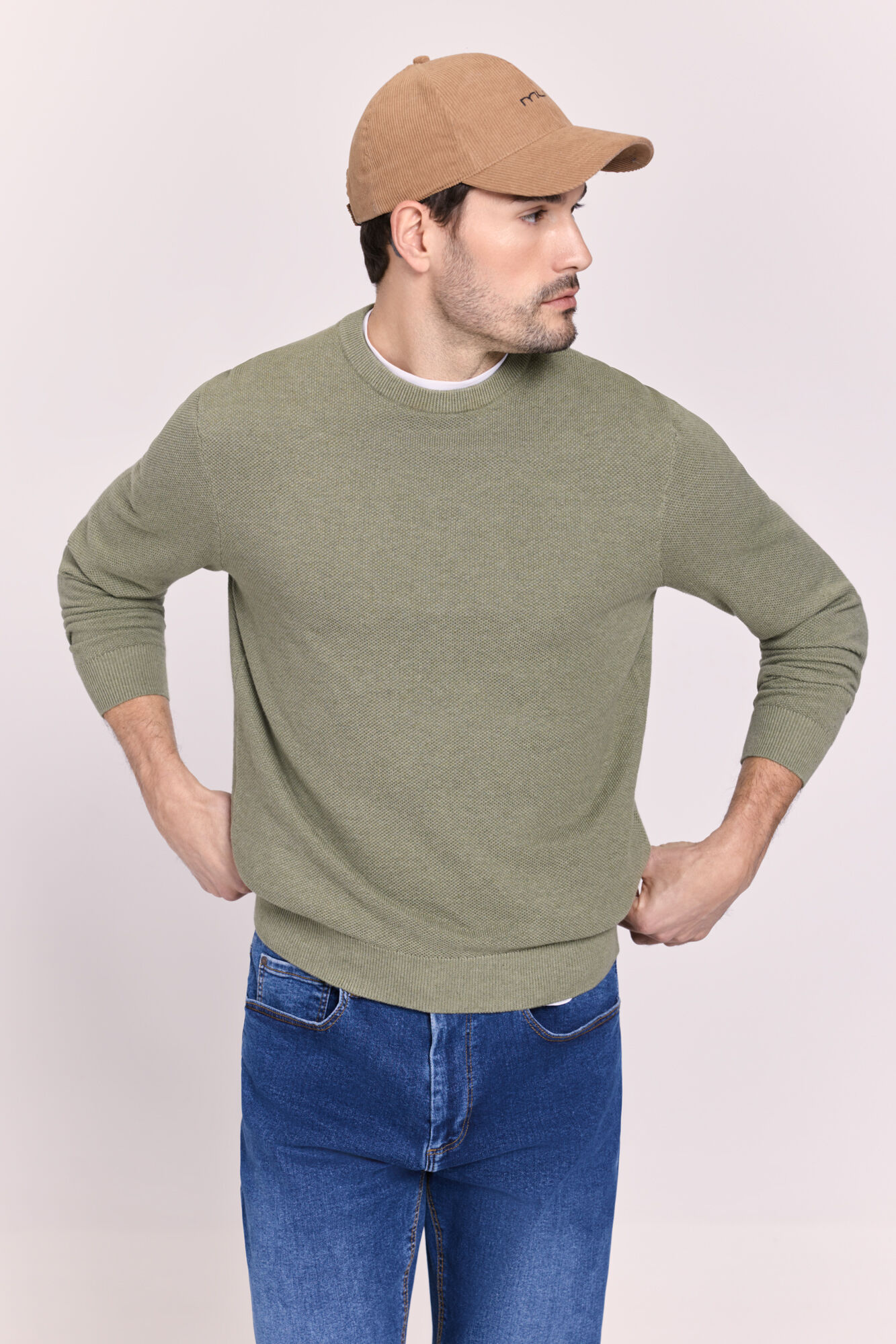 Milano Jersey cuello caja