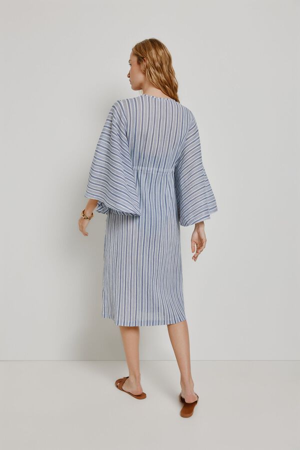 Milano Camisola larga de rayas Blanco