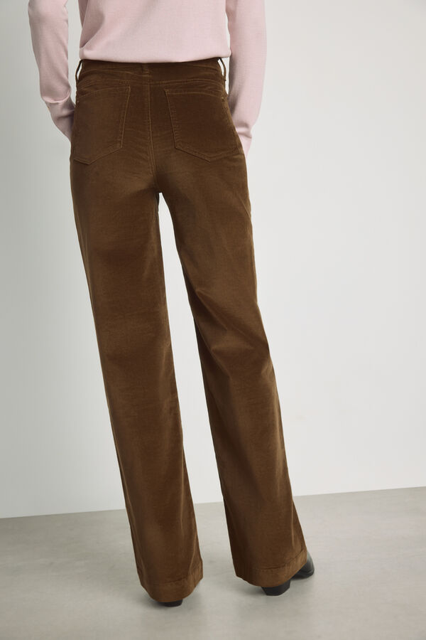 Milano Cal&ccedil;a de cinco bolsos Camel