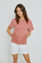 Milano T-shirt de manga curta Vinho