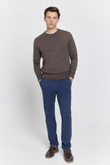 Milano Camisola básico de gola caixa Torrefacçao