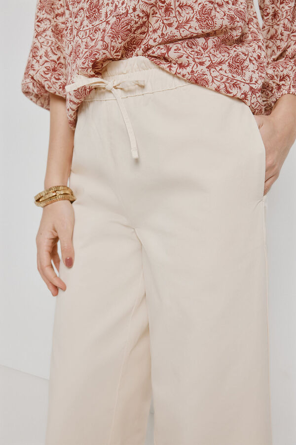 Milano Pantal&oacute;n ancho Beige