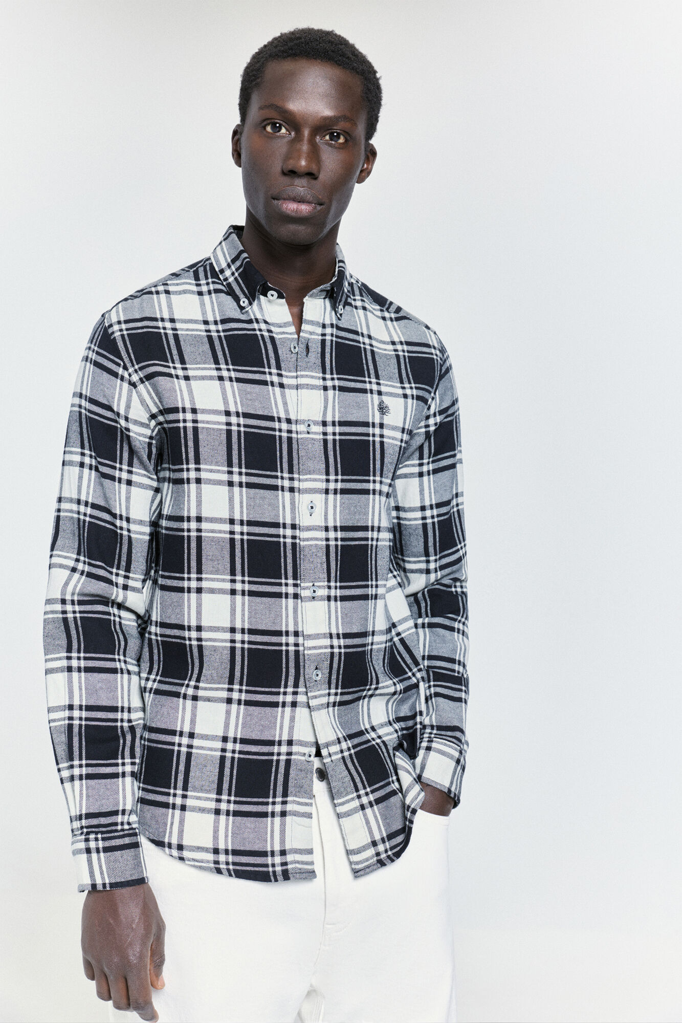 Springfield Camisa cuadros relaxed fit