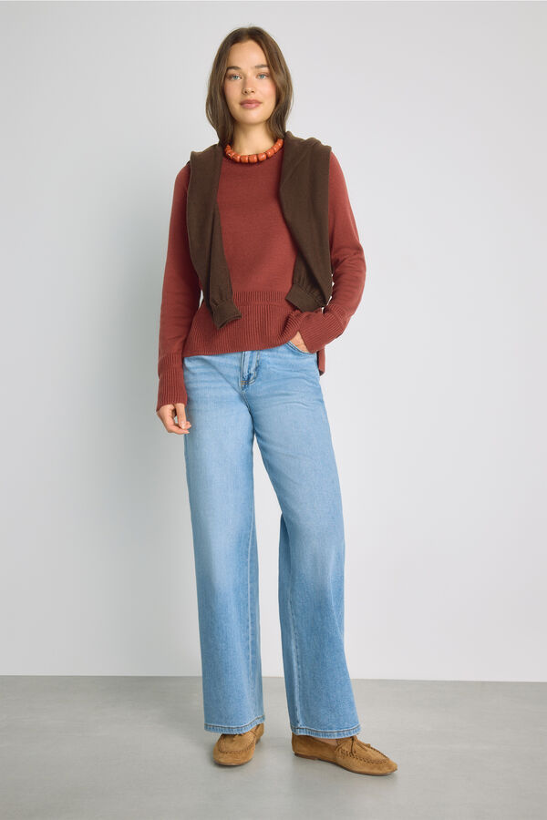 Milano Camisola gola redonda Laranja