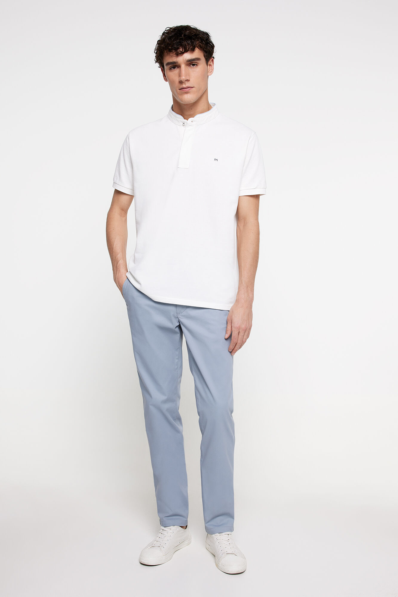 Milano Polo piqu&eacute; gola mao