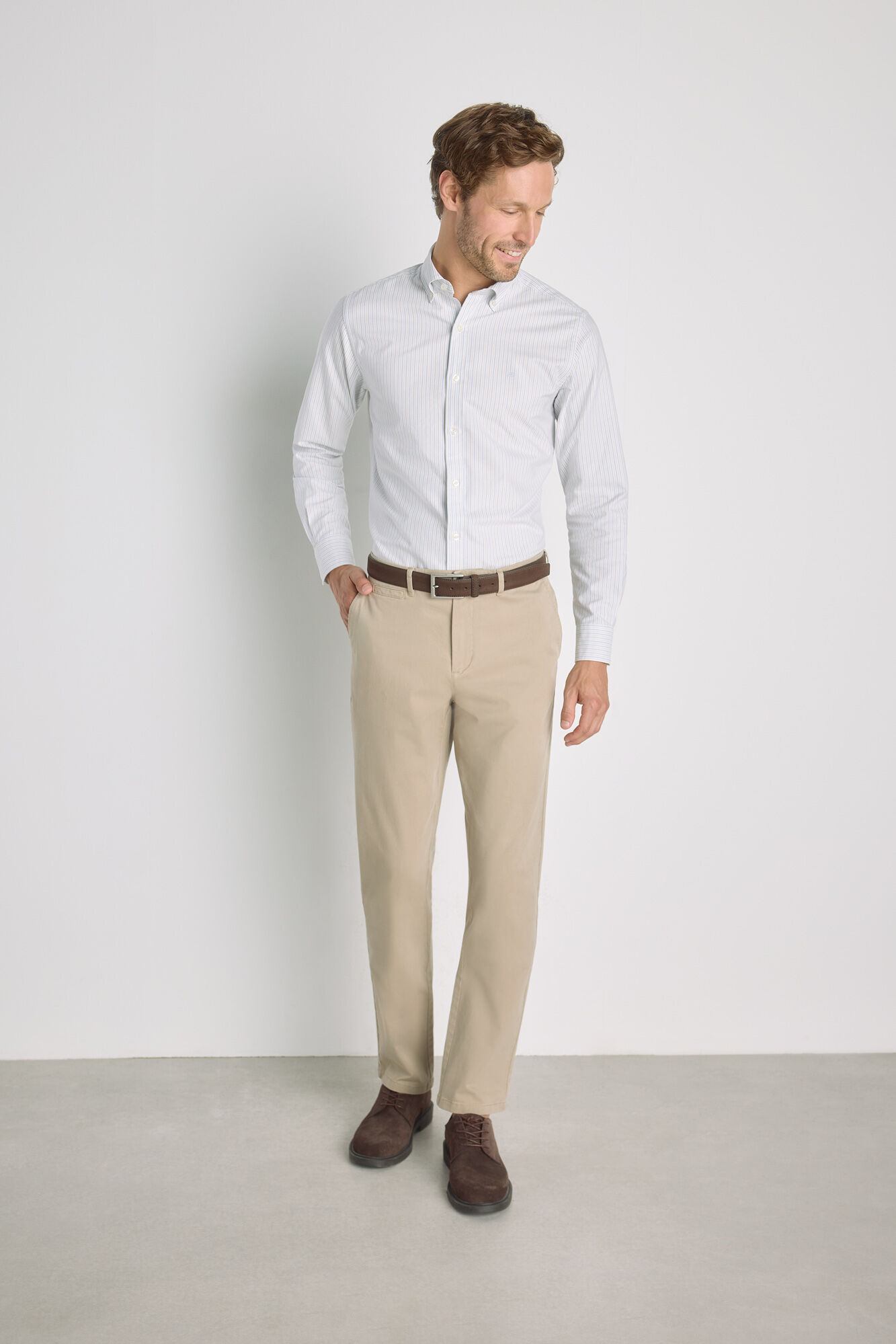 Pedro del Hierro Pantal&oacute;n chino regular fit