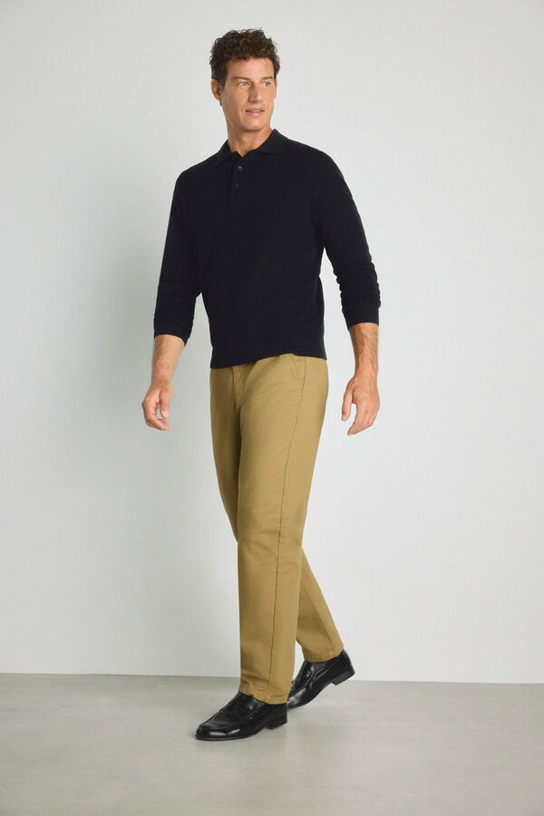 Milano Camisola gola polo Preto