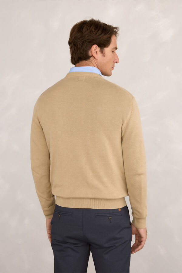 Milano Jersey Básico Pico Beige