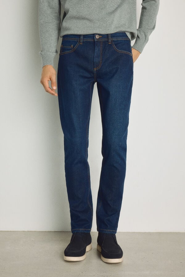 Pedro del Hierro Pantal&oacute;n vaquero slim fit Azul