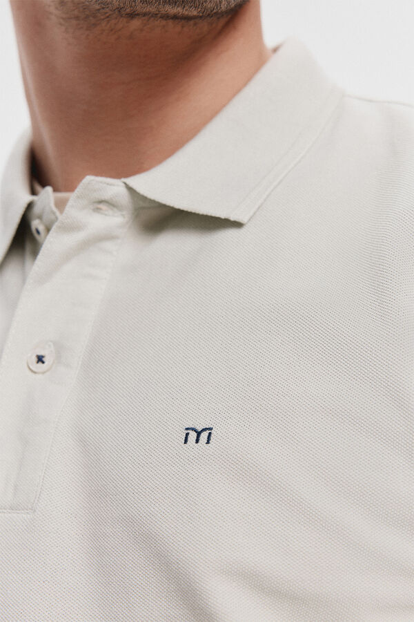 Milano Polo B&aacute;sico Milano Kaki Claro