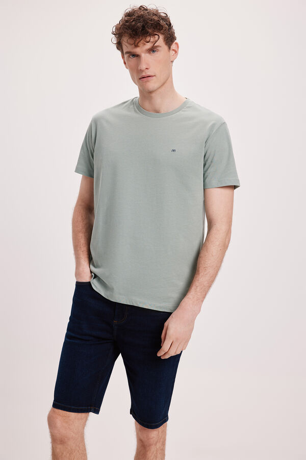 Milano T-shirt B&aacute;sica Verde