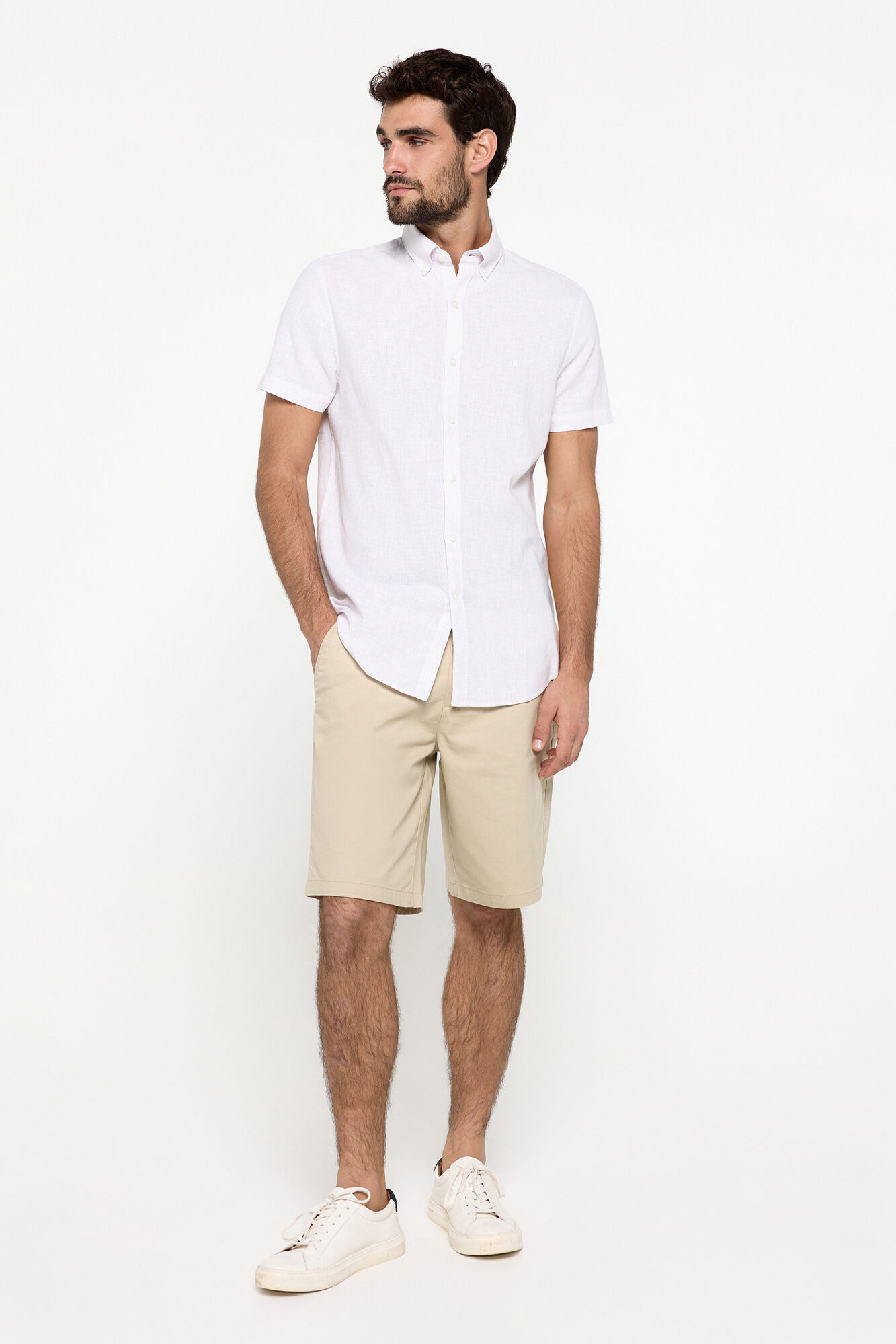 Pedro del Hierro Camisa Lino manga corta