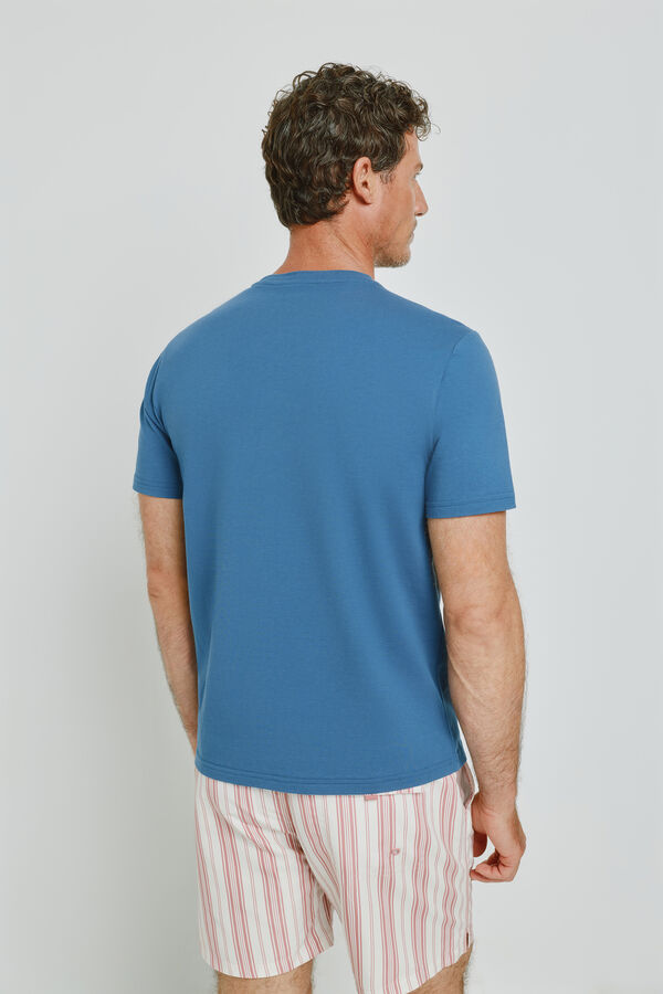 Milano T-shirt de manga curta Azul
