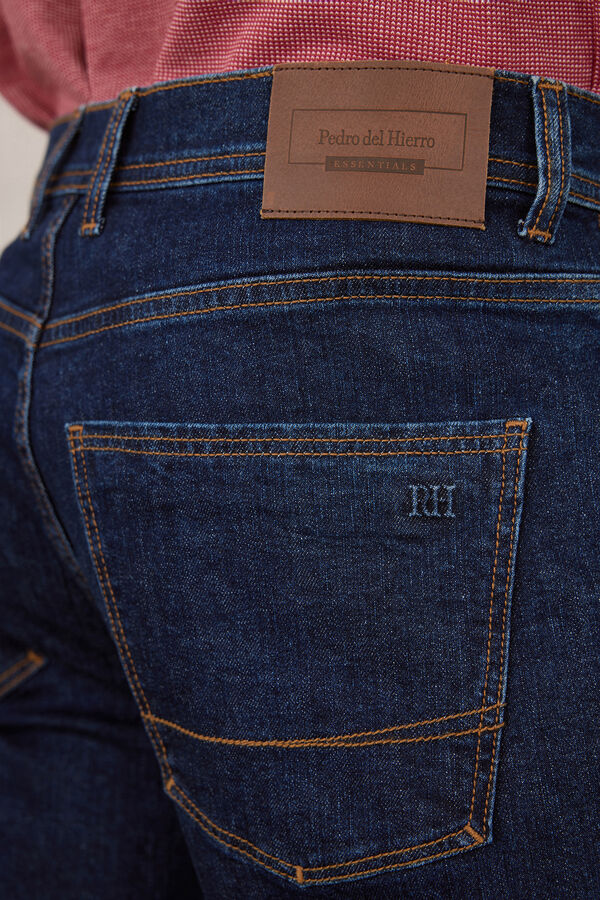 Pedro del Hierro Denim Calça Slim Azul