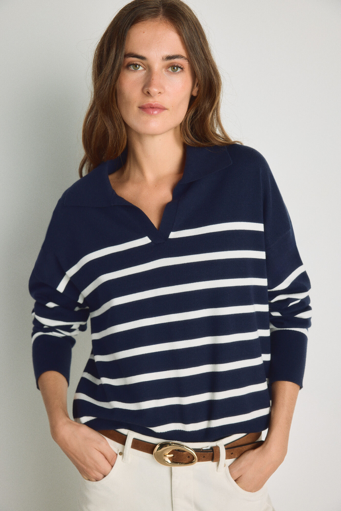 Milano Camisola gola polo